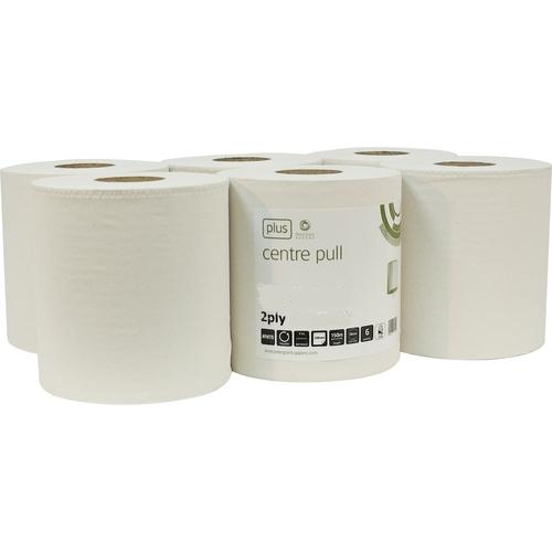 Cernata Centre-Feed White Rolls 2ply 150m 6 Pack - 400 Sheets